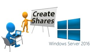 Microsoft Windows 2016 Server Lesson 8  Creating Shares for Domain Users and Groups [upl. by Akinat967]