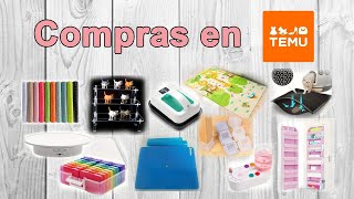 Haul de compras Temu Compras Temu Temu manualidades y scrapbooking [upl. by Loftus106]