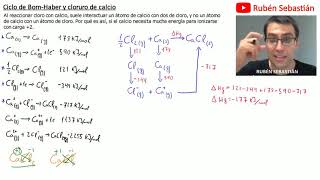 Ejercicio del ciclo de BornHaber y entalpía de formación del cloruro de calcio [upl. by Nnagrom771]