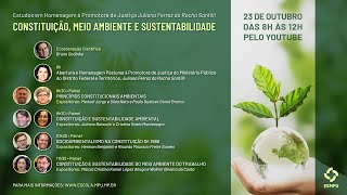 Webinar quotConstituição meio ambiente e sustentabilidadequot [upl. by Aerdnat588]