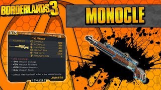 Borderlands 3  Monocle Legendary Weapon Guide Extreme Critical Hits [upl. by Bael385]