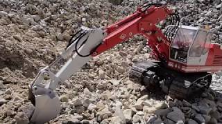 RC Excavator Damitz  OampK RH6 PMS  Face shovel in quarry [upl. by Acsecnarf]