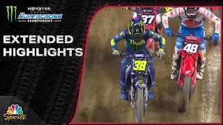 Supercross 2024 EXTENDED HIGHLIGHTS Round 10 in Indianapolis  31624  Motorsports on NBC [upl. by Mercer137]