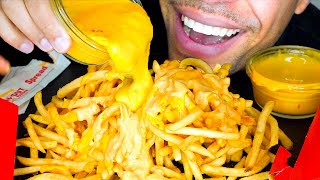 ASMR MCDONALDS MUKBANG ANIMAL STYLE FRIES  EXTRA CHEESY  JERRY EATING SHOW MESSY [upl. by Molli519]