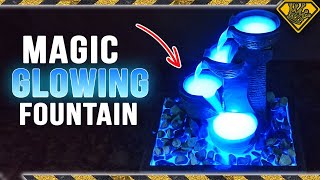 Create a Magic GLOWING Water Fountain TKOR Shows You How To Make Glowing Water [upl. by Lacefield444]