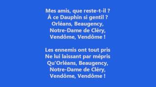 Le carillon de Vendôme Paroles  Paroles de comptine française [upl. by Adiaroz]