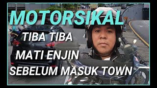 TIBA TIBA MOTOR MATI ENJIN MENGEJUT KAT TOWN SEKITAR JAM 11 MALAM MAT  trending viral fyp [upl. by Alledi596]