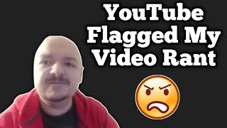 YouTube Flagged My Video Rant [upl. by Lleksah]