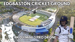 Edgbaston Cricket Ground 4K DJI Mini 3 Pro Drone [upl. by Serles]