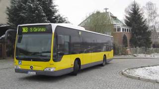 Neue BVG BusLinie 363 in Berlin [upl. by Nappy]