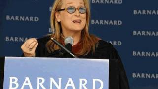 Meryl Streep Barnard Commencement Speaker 2010 Columbia University [upl. by Atilek415]