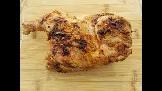 Eastern NC BBQ Chicken on the DIY BBQ Pit [upl. by Dahsra]