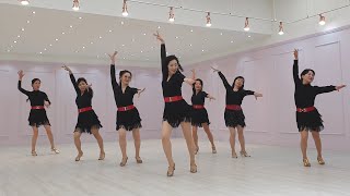 Again Samba Line Dance 어게인 쌈바 라인댄스 [upl. by Anidal913]