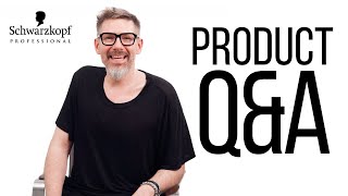 Answering Your Questions 🤔 Schwarzkopf Professional Product QampA [upl. by Llenor]