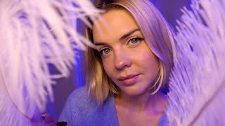 ASMR  attention personnelle pour t’endormir 🌙 plume reiki affirmations positives… [upl. by Ahsiya105]