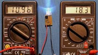 Messung 20mA LED Konstantstromquelle mit LM317 inkl Schaltplan  Schema [upl. by Quennie460]