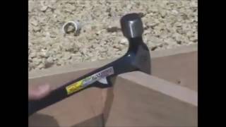 Estwing USA Hammertooth Claw Hammer Demonstration [upl. by Shipman314]