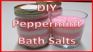 DIY Peppermint Bath Salts [upl. by Rebme]