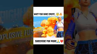 WAIT FOR RARE EMOTE😇🔥frostygamingyt dont miss end bgmi gaming pubg viral youtube frosty [upl. by Asihtal]