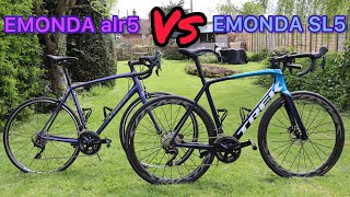 Trek Emonda ALR5 Vs Trek Emonda SL5  Aluminium Vs Carbon  Which one would I buy [upl. by Noswal168]