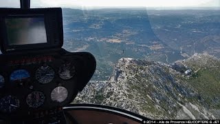 Helicopter flight  Aix en Provence [upl. by Enelyam]