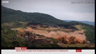 Brumadinho dam disaster 1 year on 12 Brazil  BBC News  26th January 2020 [upl. by Aeet]