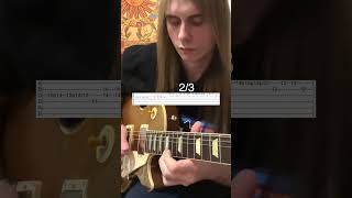 Metallica  Nothing Else Matters Guitar Solo Cover With Tabs [upl. by Sirenay501]