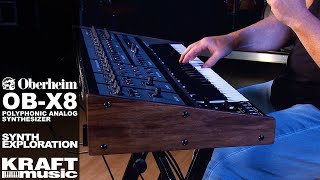 Oberheim OBX8  Synth Exploration [upl. by Derfnam]