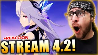 👉🏻¡¿QUIÉN ES ESA • Genshin Impact Live Stream 42 Reacción [upl. by Antonius]