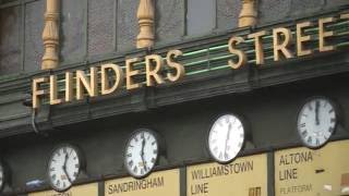 The Changing Colours of Flinders St Station [upl. by Notyap]