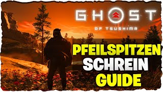 Ghost of Tsushima PfeilspitzenSchrein Guide  Arrow Peak Shrine Guide German [upl. by Pauline39]