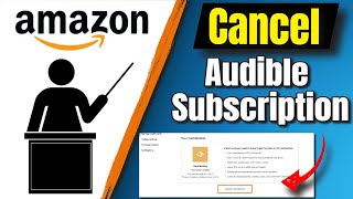 How To Cancel Amazon Audible Subscription [upl. by Goran]