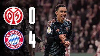 Musiala hattrick takes us to next round  Mainz 05 vs FC Bayern 04  DFBPokal Highlights [upl. by Jaycee]