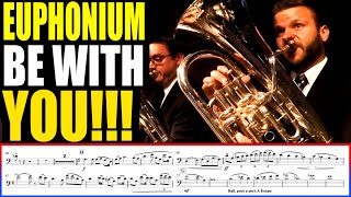 Star Wars PERFORMED ON EUPHONIUM Awesome Arrangement FOR BAND [upl. by Aurelio]