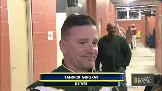 October 19 2024  Interview with Driver Yannick Gingras on his drives for the Breeders Crown Elims [upl. by Eiralih]