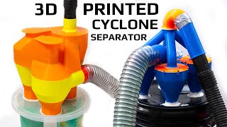 3D Printed Cyclone AirDust Separator [upl. by Oinota]