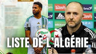 🇩🇿 LISTE de lALGÉRIE pour la CAN 2023  Pas de Benrahma Belaili de Retour [upl. by Evangelin]