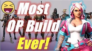 Most OP Build Ever  Fortnite [upl. by Rebmik]