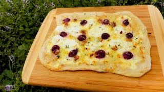 So macht man Flammkuchen Rezept vegetarisch  Der Bio Koch 664 [upl. by Bullard]