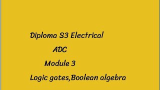 Logic gates Boolean algebra [upl. by Fatma525]