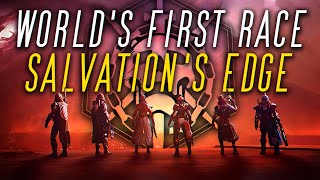 Destiny 2  SALVATIONS EDGE WORLDS FIRST RACE RAID ZONE HOSTED BY cbgray amp evanf1997 [upl. by Aennyl]