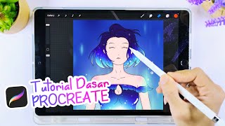 Tutorial Dasar Procreate Pemula  Procreate Indonesia [upl. by Keg]