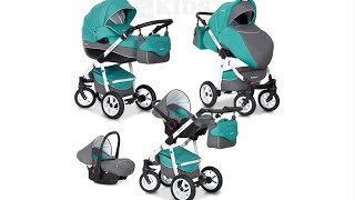 Kinderwagen Test von LCPKids 3in1KombiKinderwagen RIKO Nano [upl. by Swihart]