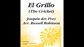 El Grillo 3pt Mixed  Josquin Des Prez Arr Russell Robinson [upl. by Farnsworth]