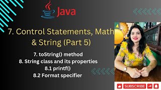 Lec 7Part 5  toString Method  String Class  Properties of String Class explained with example [upl. by Patti]