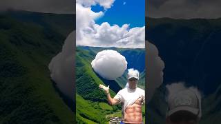 Clouds abs nature cloudlovers mountains travel fitness gymtime floating viral love give [upl. by Essilevi164]