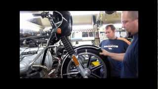 BMW Service  R756 Front Brake Caliper Adjustment [upl. by Booze353]