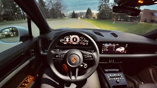 2024 Porsche Cayenne S  POV Review Night [upl. by Durkee769]