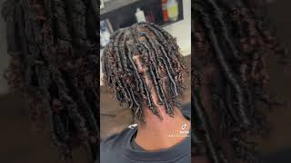 Comb coils comb twists for Starter Locs [upl. by Ahsiei]