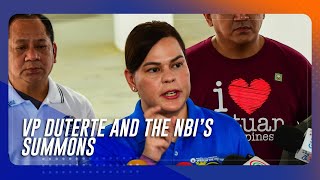 NBI says ‘no problem’ with rescheduling VP Sara Duterte’s summons  TeleRadyo Serbisyo [upl. by Anuat601]